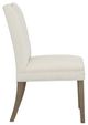 Fairfield® Customizable Entree Dining Nickel Metal Pull Short Back Side Chair-2