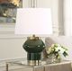 Uttermost® Tayson Antique Brass/Jade Green Table Lamp-1