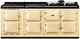 AGA™ Classic R7 210 83" Cream Pro Style Dual Fuel Range-0