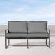Enclover Acacia Slate/Stainless Steel Loveseat-2