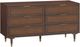 TOV Furniture Sierra Dark Brown 60" 6-Drawer Dresser-0