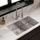 Elkay Crosstown® Polished Satin 32" x 19" Double Offset Bowl Undermount Sink Kit-2