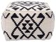 Zuo® Modern Lizardo Beige Black Ottoman-1