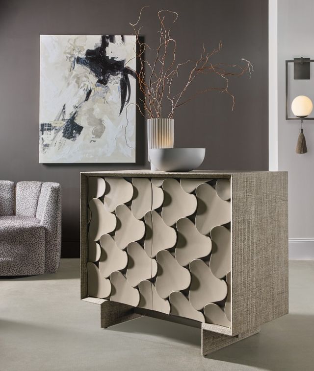 Hooker® Furniture Melange Pinwheel Gray Hall Chest-1