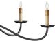Currey & Company Saxon Zanzibar Black Small Chandelier-3