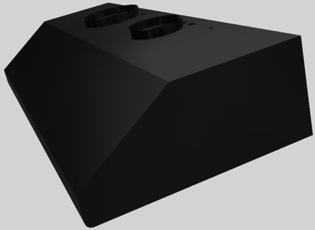 Vent-A-Hood® 48" Black Under Cabinet Range Hood-1