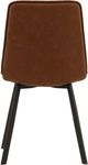 Dovetail Furniture Itzli 2-Piece Brown Dining Chair Set-3