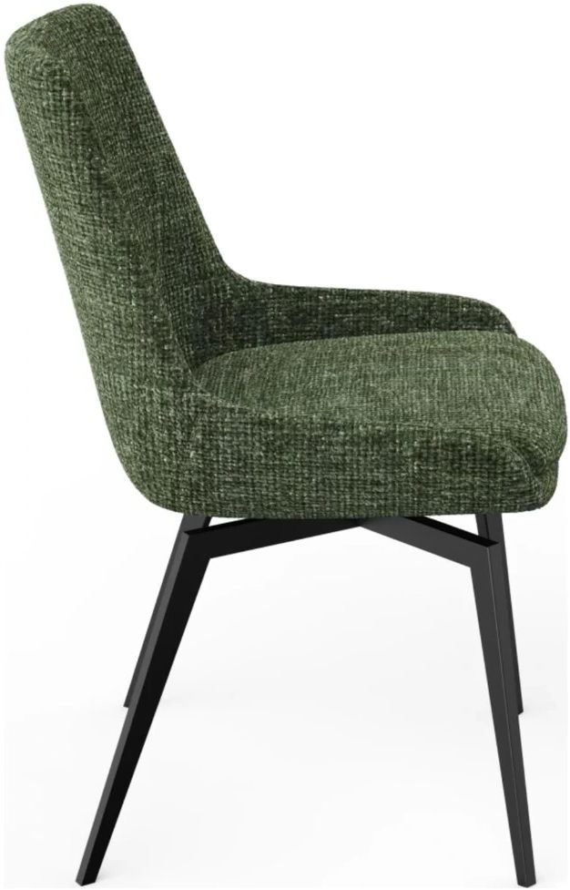 Modus Furniture CEO Olive Upholstered Swivel Dining Side Chair-3