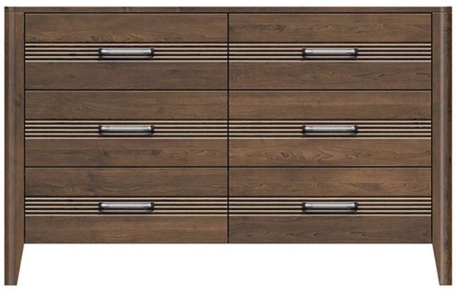 Country View Woodworking Westroom Bedroom Brown Maple 54" Dresser-0