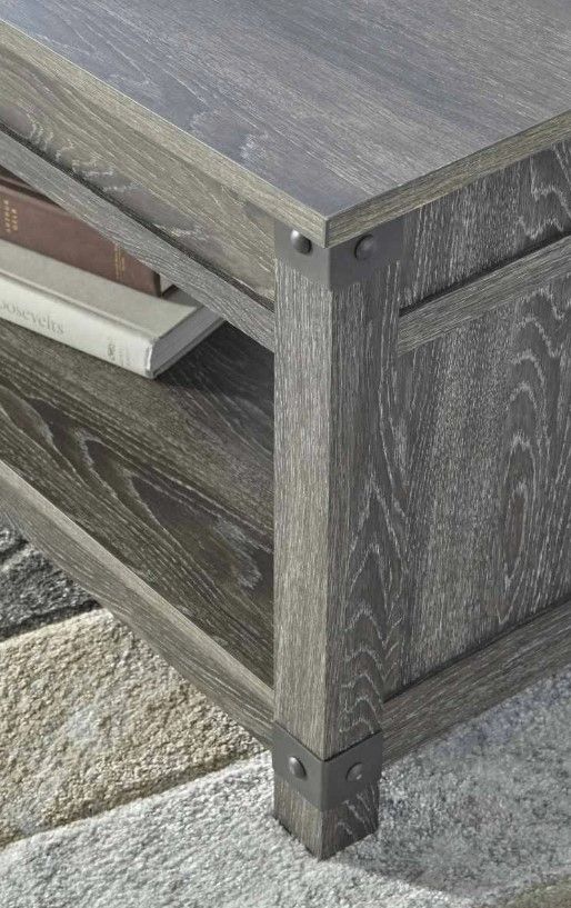 Signature Design by Ashley® Freedan Grayish Brown Coffee Table-4