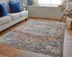 Feizy Kaia Blue/Red 5' x 7' Rug-5