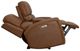 Flexsteel® Linden Caramel Power Reclining Loveseat with Console, Power Headrests and Lumbar-4