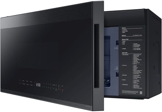 Samsung Bespoke 2.1 Cu. Ft. Matte Black Steel Over The Range Microwave-3