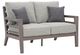 Signature Design by Ashley® Hillside Barn Brown/Gray Fabric/Resin Outdoor Loveseat with Cushion-0