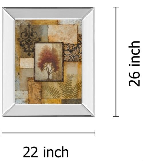 Classy Living Red Tree Patch Wall Art-2