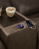 Benchcraft® ModZ 5-Piece Chocolate Power Reclining Sectional with Adjustable Headrest-3