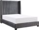 Mazin Furniture Glenbury Dark Gray Queen Bed in a Box-0
