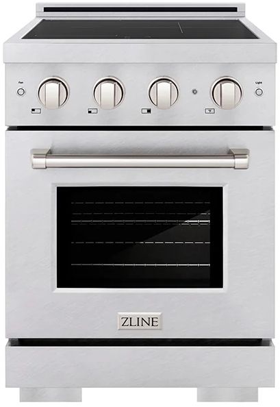 ZLINE Paramount 24" Satin Stainless Steel Pro Style Induction Range-0