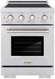 ZLINE Paramount 24" Satin Stainless Steel Pro Style Induction Range-0