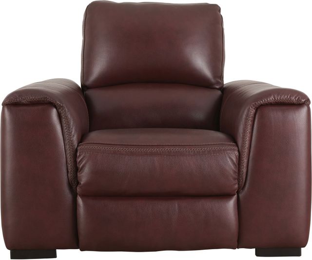 Signature Design by Ashley® Alessandro Garnet Power Recliner with Adjustable Headrest-1