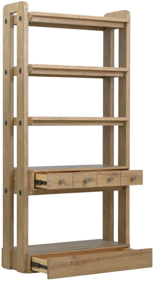 Hooker® Furniture Kalamazoo Aged Oak Bookcase-3
