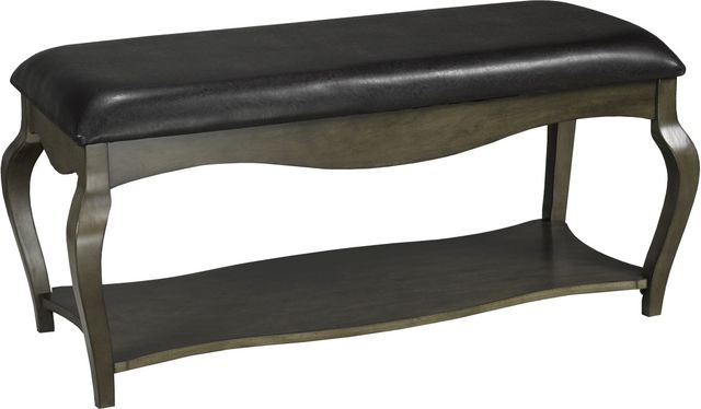 Brassex Inc. Espresso Accent Bench-0