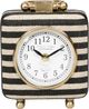TOV Furniture Mona Black Striped Standing Accent Clock-3