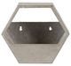 A & B Home Stone Gray Wall Planter-1
