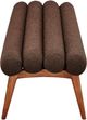 Moe's Home Collection Arlo Deep Brown Bench-3