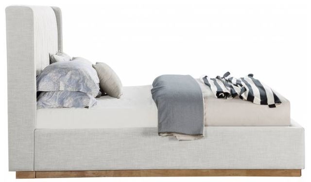 Meridian Furniture Logan Cream Upholstered King Panel Bed-2