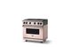 Viking® 7 Series 36" Blush Pro Style Liquid Propane Gas Range with Griddle-2