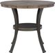 Powell® Franklin Gray Counter Table with Pewter Base-2