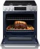 Samsung Bespoke 30" Fingerprint Resistant Stainless Steel Smart Slide-in Dual Fuel Range-4