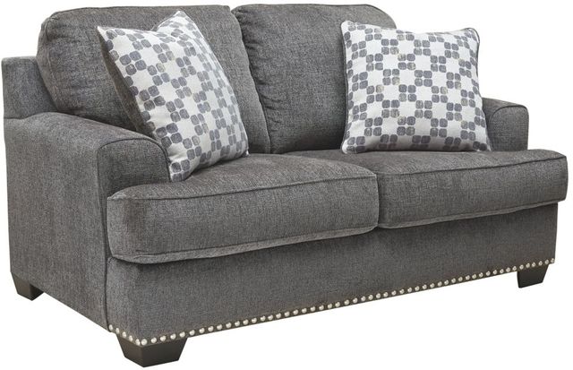 Benchcraft® Locklin Carbon Loveseat-0