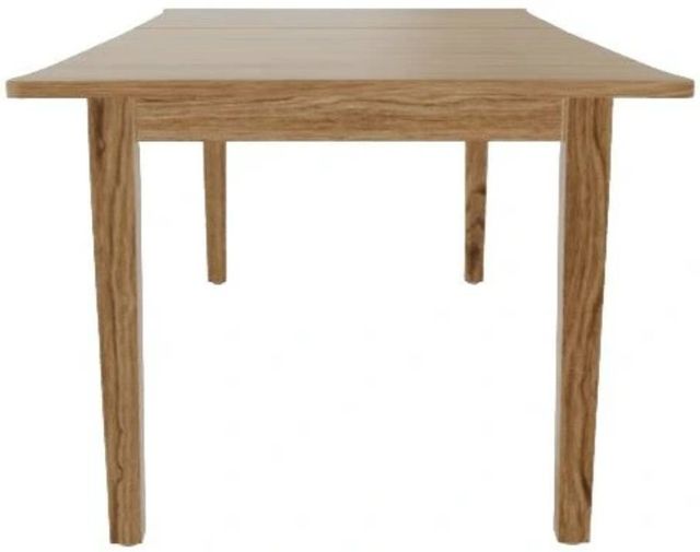 Mavin Customizable 38" Concave Extendable Dining Table with 12" Leaf-2
