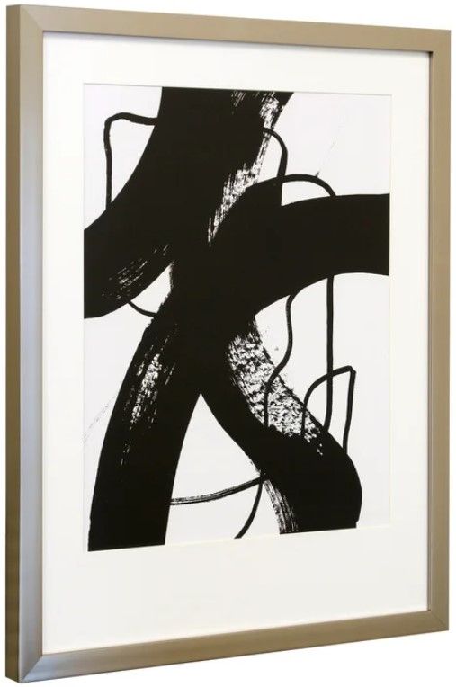 Stylecraft Black Thoroughfares I Beige/Black/White Wall Art-0