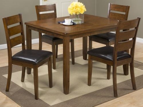 Jofran Inc. Plantation 5-Piece Brown Dining Room Set-0