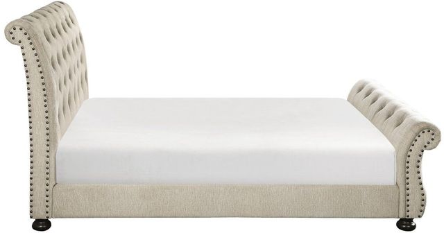 Mazin Furniture Crofton Beige Queen Sleigh Bed-3