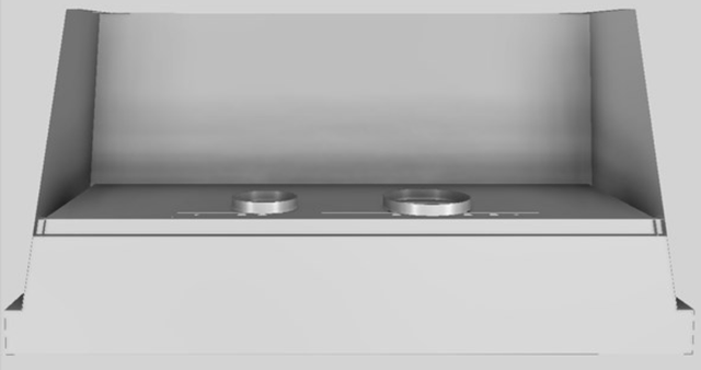 Vent-A-Hood® Designer Series 60" Stainless Steel Wall Mounted Range Hood-3