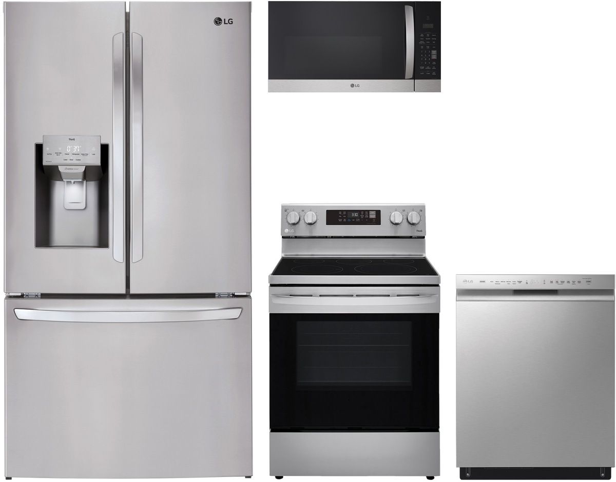 LG 4 Piece Stainless Steel Kitchen Package