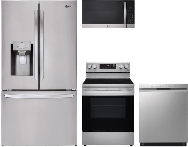 LG 4 Piece Stainless Steel Kitchen Package