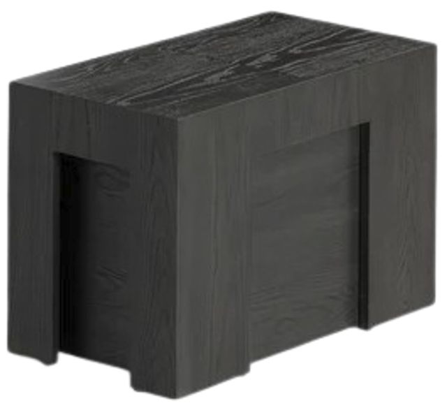 Transformer Table Transformer Dark Gray/Smoked Hickory  Extendable Dining Bench-0