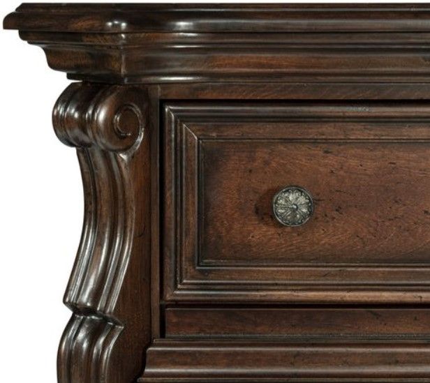 Liberty Furniture Arbor Place 4-Piece Brownstone Queen Sleigh Bedroom Set-7