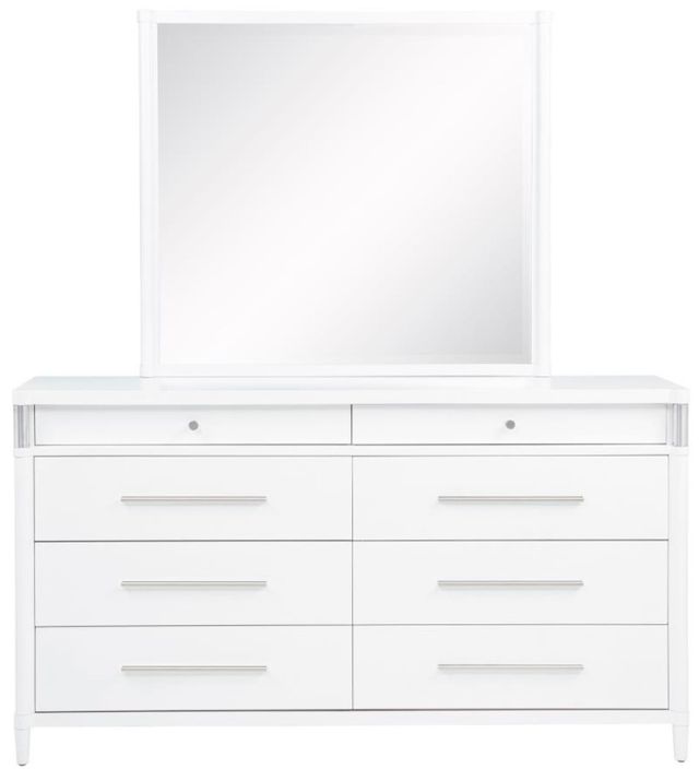 Coaster®  Gracemont White Dresser with Mirror-1