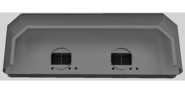 Vent-A-Hood® Designer Series 66" Gunsmoke Wall Mounted Range Hood-3