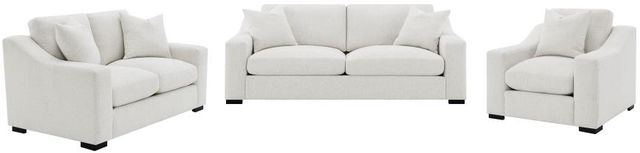 Coaster® Ashlyn 3-Piece Sand Upholstered Track Arm Sofa Set-0