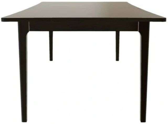 Mavin Customizable 42" x 66" Concave Extendable Dining Table with 12" Leaf-2