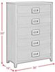 Elements International Tobias White Chest-2