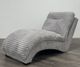Elements International Dominick II Masis Silver Chaise -1