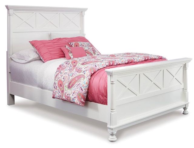 Signature Design by Ashley® Kaslyn 5-Piece White Queen Panel Bed Set-1